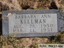 Barbara Ann Killman