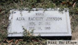 Alva Rackley Johnson