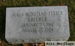 Julia Winstead Fetter Kreemer