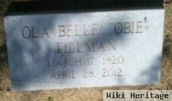 Ola Belle "obie" Tillman