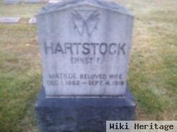 Ernst F Hartstock