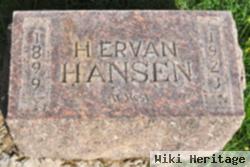 H Ervan Hansen