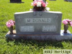 John P Mcdonald