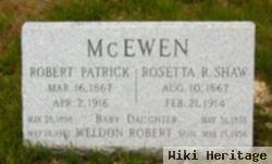 Infant Daughter Mcewen