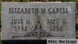 Elizabeth M Winn Cabell