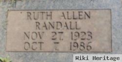 Ruth Allen Randall