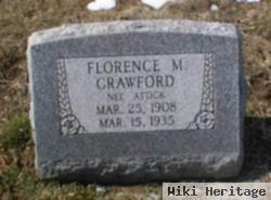 Florence M Attick Crawford