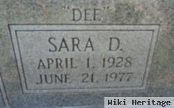 Sara Derthea "dee" Lucas Melville