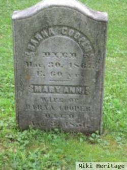 Mary Ann Emerson Cooper