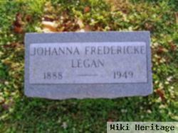 Johanna Fredericke "hannah" Breitfield Legan