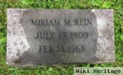 Miriam Mae Catherman Rein