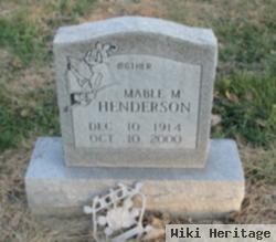 Mable M. Henderson