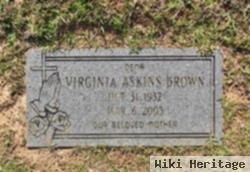 Virginia Willodean Askins Brown