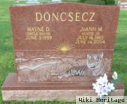 Joann M Doncsecz