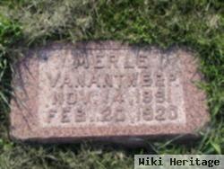 Samuel Edward "merle" Van Antwerp