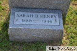 Sarah B. Henry