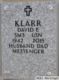 David E. Klarr