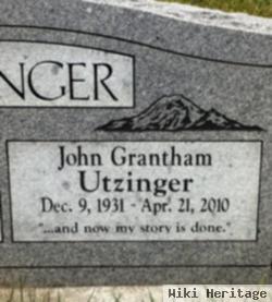 Dr John Grantham Utzinger