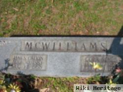 Cora Agnes Mcwilliams