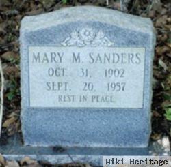 Mary M Sanders