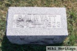 Benjamin W. "b. W." Wyatt