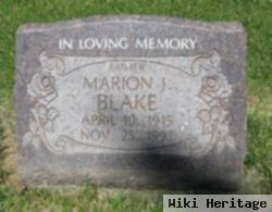 Marion J Blake