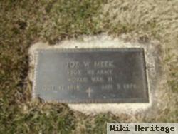 Joe W Meek