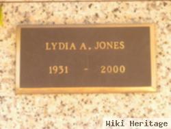 Lydia A Jones