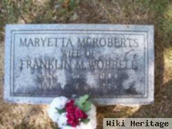 Maryetta Mcroberts Worrell