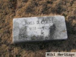 James D Gamble