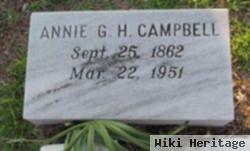 Annie G H Campbell