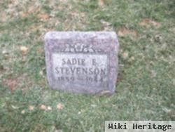 Sadie E Stevenson