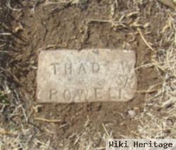 Thaddeaus W. "thad" Powell, Sr