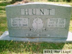 Willie Lee Hunt