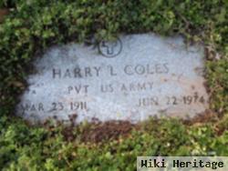 Harry L Coles