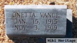 Onetta Vance