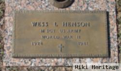 Wess Lee Henson