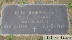 Peter "pete" Brown, Jr