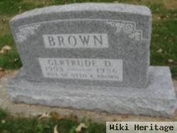 Gertrude D. Boone Brown