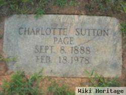 Charlotte Sutton Page