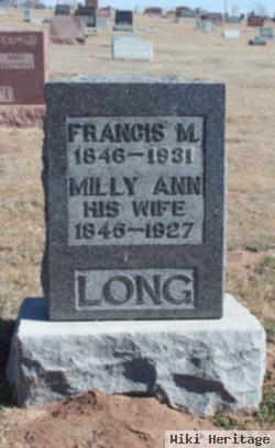 Amelia Ann "milly" Baker Long