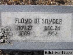 Floyd W Snyder