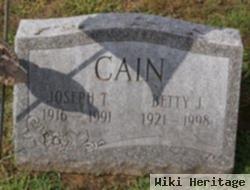 Joseph T Cain