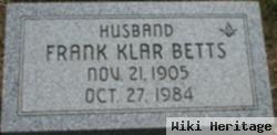 Frank Klar Betts