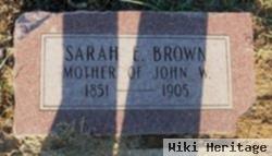 Sarah E Davis Brown