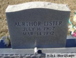 Aurthor Lister