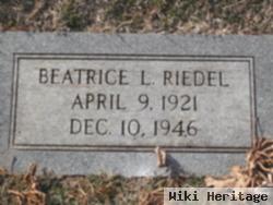 Beatrice L. Riedel