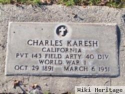 Pvt Charles Karesh
