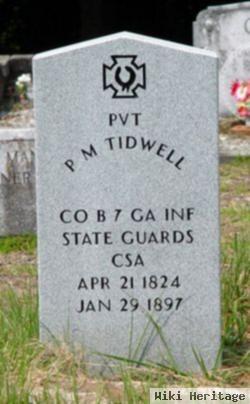 Dr P M Tidwell