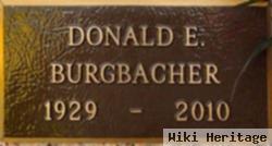 Donald Edward "don" Burgbacher